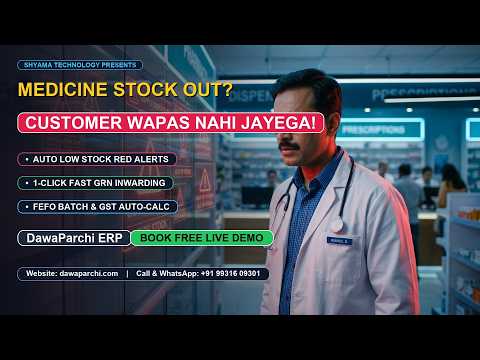 DawaParchi Pharmacy Billing Software Demo Video
