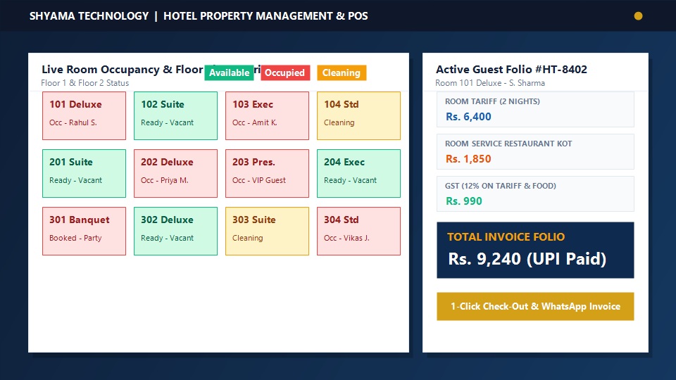 Hotel Room Management and Restaurant POS